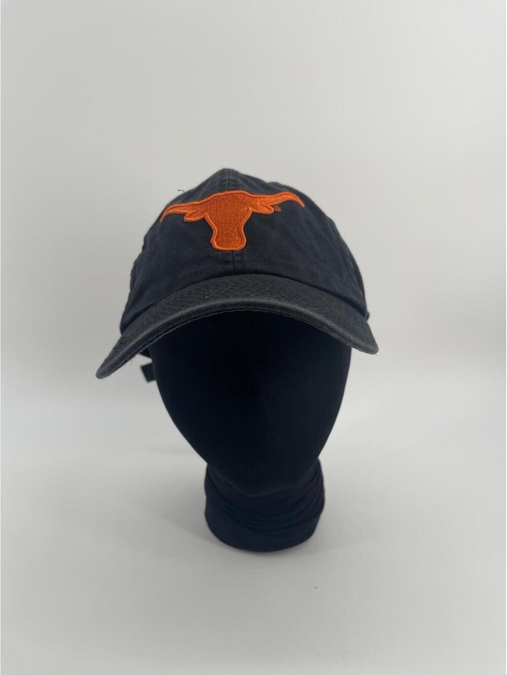 Texas Longhorns Hat Cap Strap Back Black Team Logo NCAA College New Era